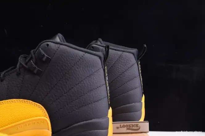 80% Off Sale Gold 12 Black Retro Air University Jordan 130690-070 0606